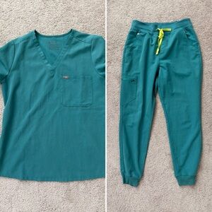 FIGS Cactus Zamora & Catarina scrubs set